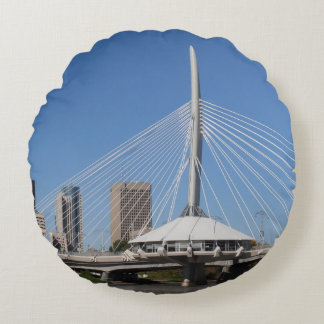 Winnipeg Provencher Bridge Rund Kudde