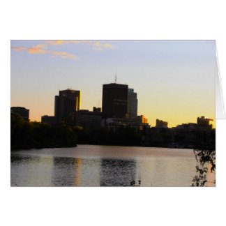 Winnipeg Skyline Hälsningskort