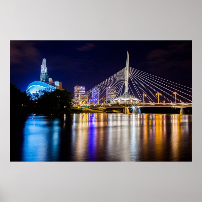 Winnipeg Skyline Poster (Framsidan)