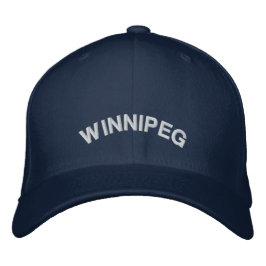 Winnipeg Souvenir Baseball Cap Embroized Cap Broderad Keps