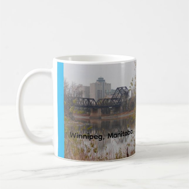 Winnipeg tågbron kaffemugg (Vänster)