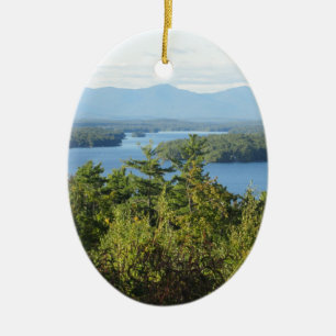 Winnipesaukee förbiser julgransprydnad keramik