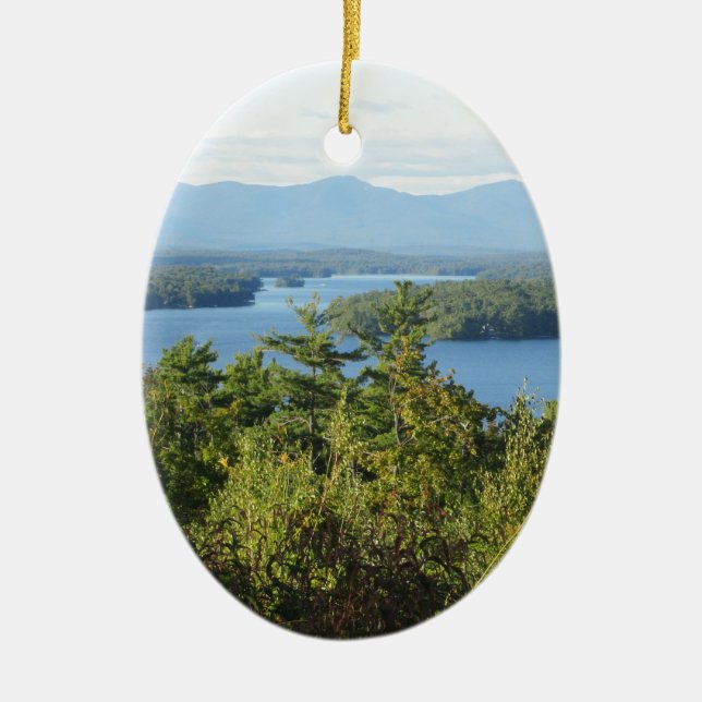 Winnipesaukee förbiser julgransprydnad keramik (Framsidan)