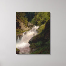 Winona Falls (US Ligcape) (av Hermann Herzog) Canvastryck