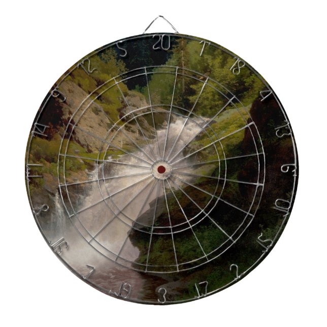 Winona Falls (US Ligcape) (av Hermann Herzog) Darttavla (Framsidan)