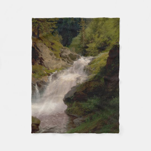 Winona Falls (US Ligcape) (av Hermann Herzog) Fleecefilt (Framsidan)