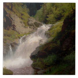 Winona Falls (US Ligcape) (av Hermann Herzog) Kakelplatta