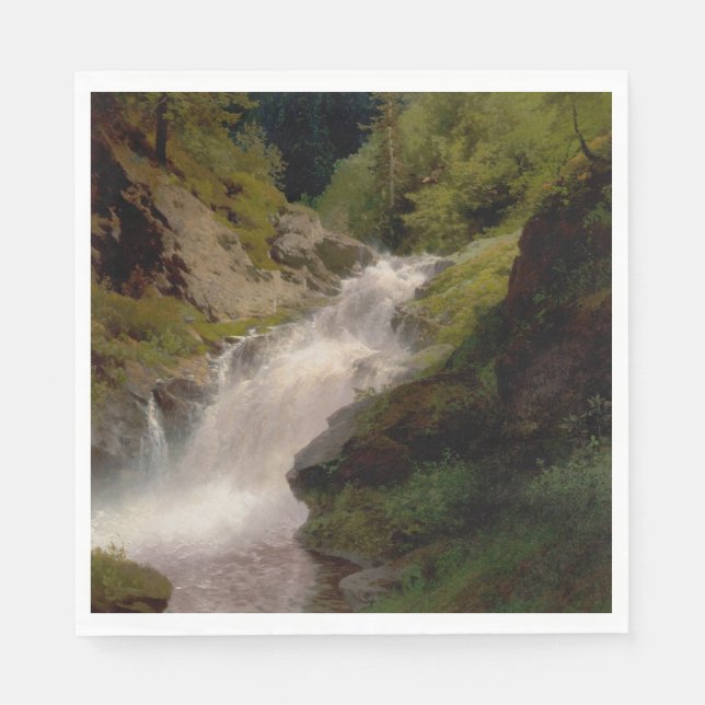 Winona Falls (US Ligcape) (av Hermann Herzog) Pappersservett (Framsidan)