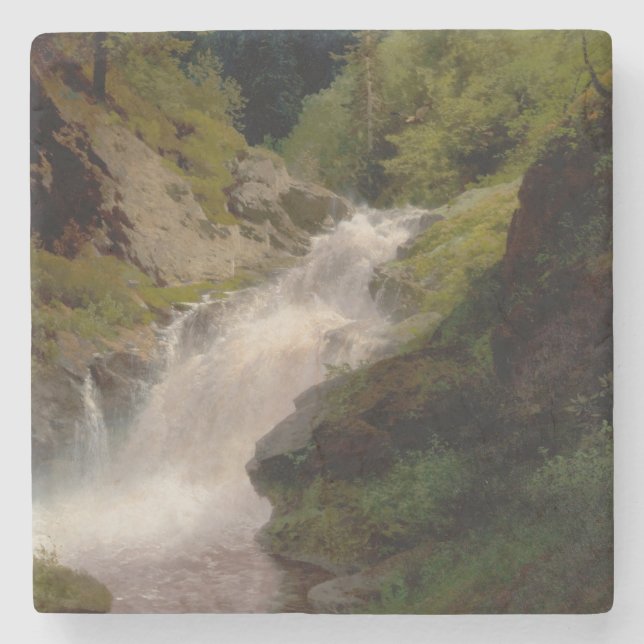 Winona Falls (US Ligcape) (av Hermann Herzog) Stenunderlägg (Framsidan)