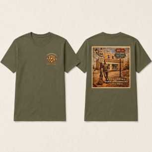 Winslow Arizona Landmärke Sekelkläder T Shirt