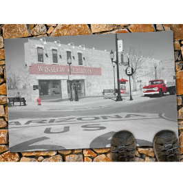 Winslow Arizona Route 66 Red Stänk Photo