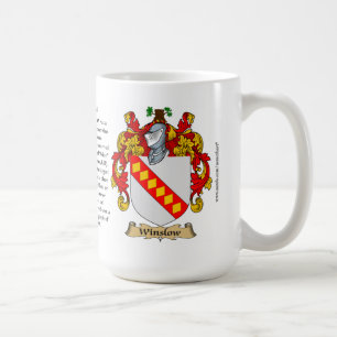 Winslow familjvapensköld kaffemugg