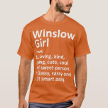 WINSLOW GIRL AZ ARIZONA Funny City Roots Gift T Shirt<br><div class="desc">WINSLOW GIRL AZ ARIZONA Funny City Roots Gift.</div>