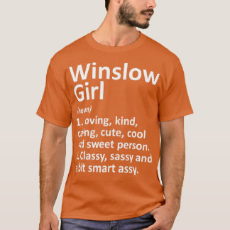 WINSLOW GIRL AZ ARIZONA Funny City Roots Gift T Shirt