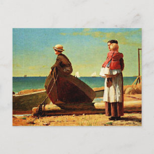 Winslow Homer Art, Pappa Coming Vykort