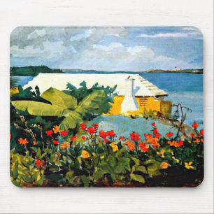 Winslow Homer: blomsterträdgård och Bungalow Musmatta