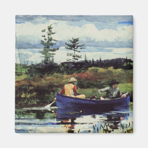 Winslow Homer: Blue Boat, 1892, teckningar Magnet