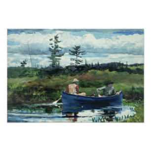 Winslow Homer - Blue Boat Fototryck