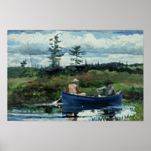 Winslow Homer - Blue Boat Poster