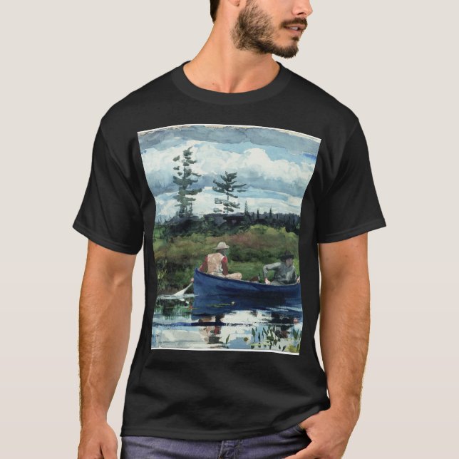 Winslow Homer - Blue Boat T Shirt (Framsida)