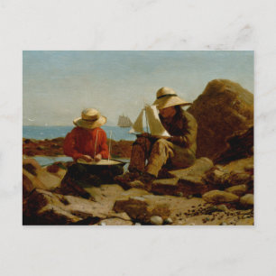 Winslow Homer - Boat Builders Vykort