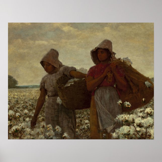 Winslow Homer - Bomullsväljare Poster (Framsidan)