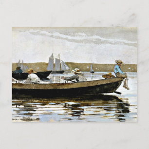 Winslow Homer - Boys i en dory Vykort