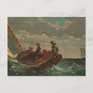 Winslow Homer - Breezing (A fair Vind) Vykort