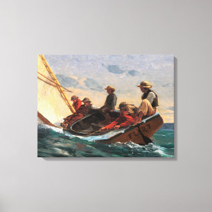 Winslow Homer "Breezing Up (A Fair Vind)" Poster Canvastryck