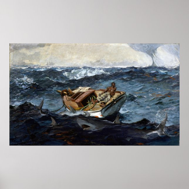 Winslow Homer Bukt Stream Poster (Framsidan)