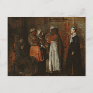 Winslow Homer - Ett besök från Gamla Älskarinna Vykort