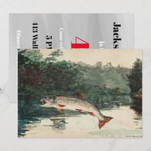 Winslow Homer Fishermans födelsedag Inbjudningar