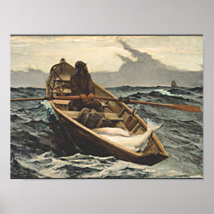 Winslow Homer - Fog Warning Poster