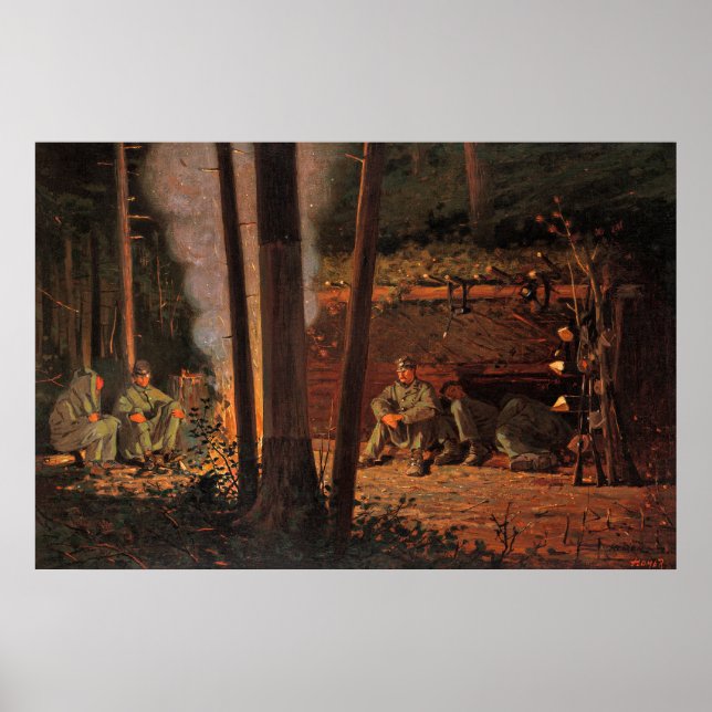 Winslow Homer - Front of Yorktown Poster (Framsidan)