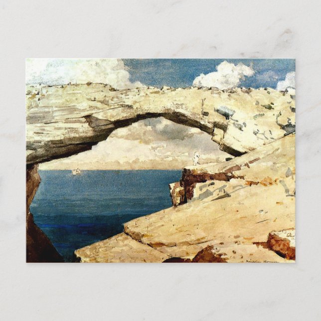 Winslow Homer - Glass Windows Vykort (Framsida)