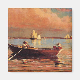 Winslow Homer: Glouchester Harbour, 1873, konstver Magnet