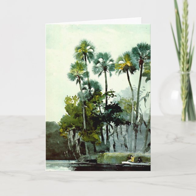 Winslow Homer - Homosassa flod Kort (Framsida)