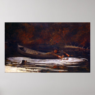 Winslow Homer Hound och Hunter Poster