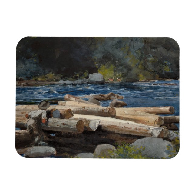 Winslow Homer - Hudson River Magnet (Horisontell)