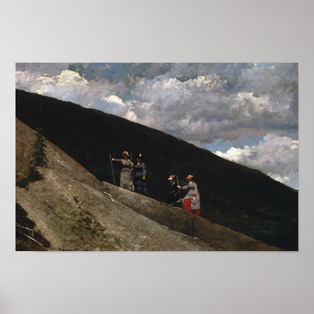 Winslow Homer - I bergen Poster (Framsidan)
