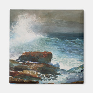 Winslow Homer - Income Tide, 1885, grafik Magnet