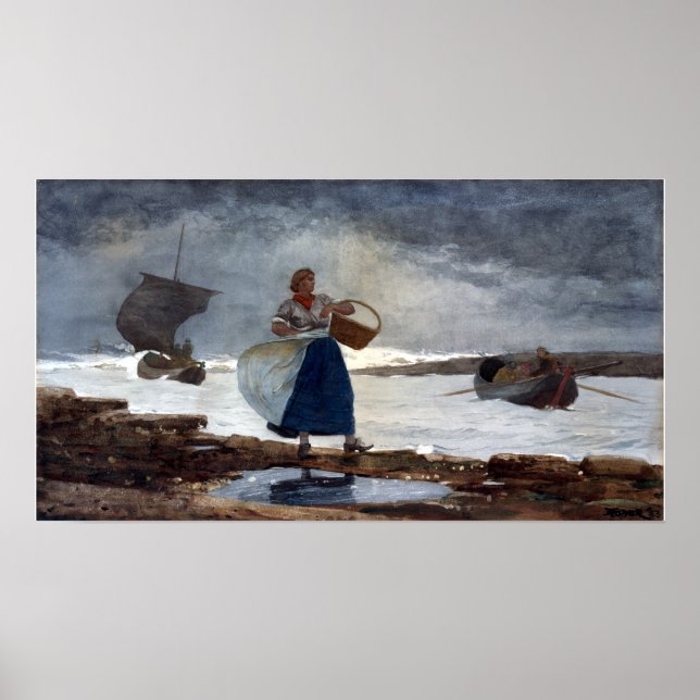 Winslow Homer Inside Pub Poster (Framsidan)