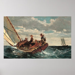 Winslow Homer kan göra en rättvis Vind Poster