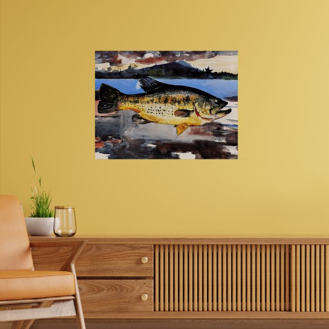 Winslow Homer-målning, Bass Poster (Vardagsrum 2)
