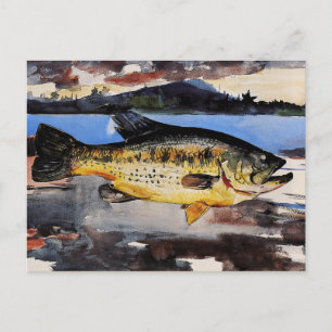 Winslow Homer-målning, Bass Vykort
