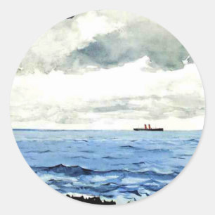 Winslow Homer-målning, Bermuda, Runt Klistermärke