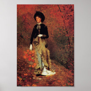 Winslow Homer-målning, höst Poster