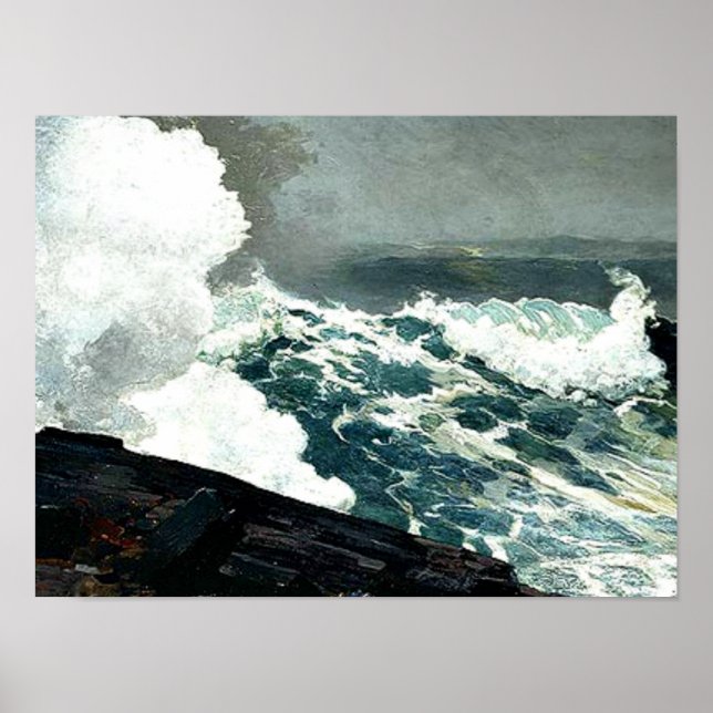 Winslow Homer - Noreaster Poster (Framsidan)