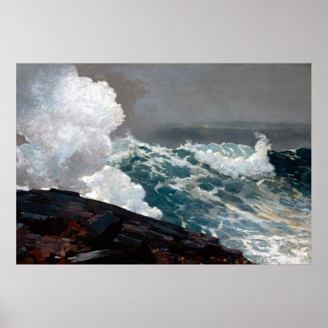 Winslow Homer Northeaster Poster (Framsidan)