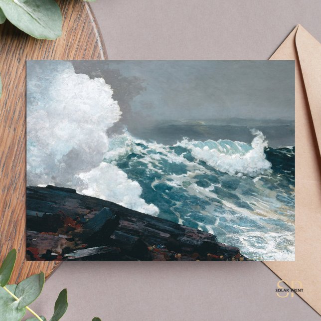 Winslow Homer Northeaster  Vykort (Skapare uppladdad)